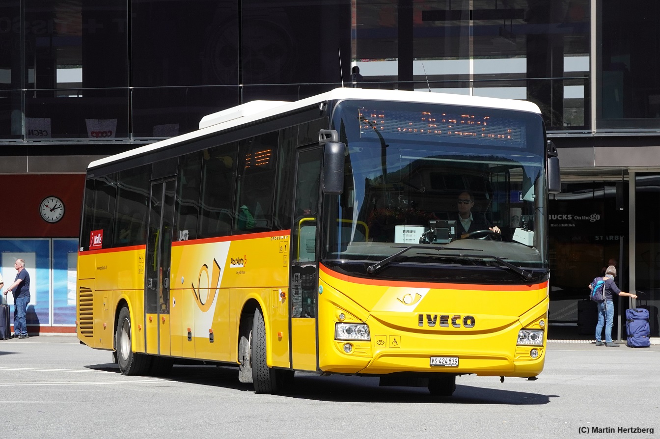 Iveco Bus Crossway  PostAuto , Visp (CH) September 2023