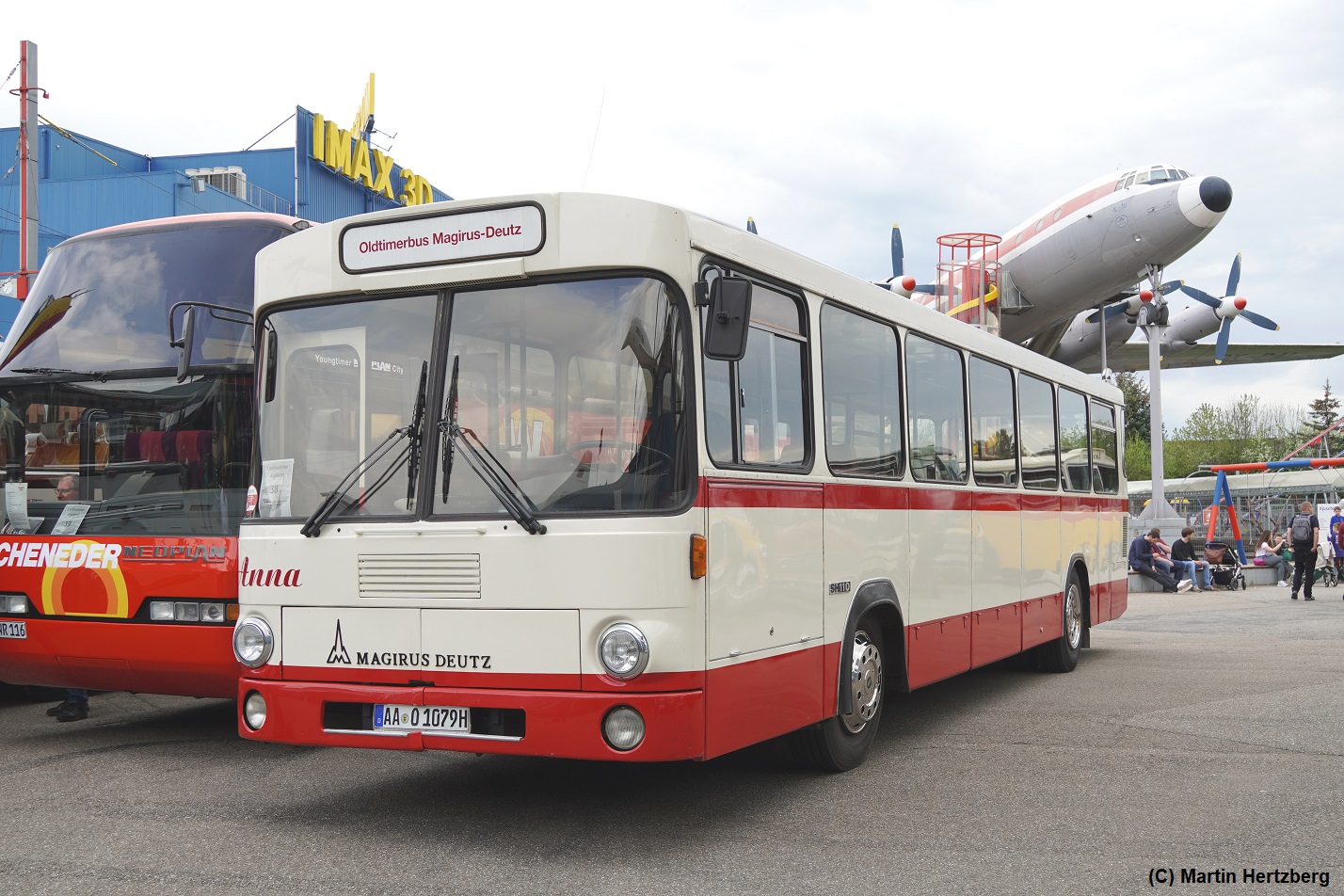 Magirus-Deutz SH 110 Bj. 1979, 6. Europatreffen historischer Omnibusse in Sinsheim/Speyer April 2023
