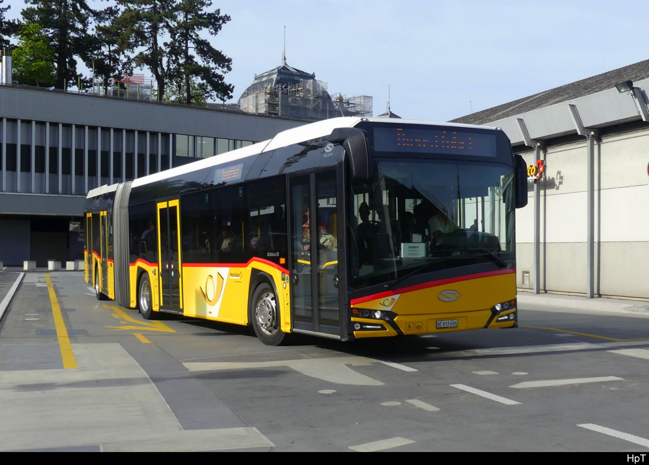 Postauto - Solaris Urbino  BE  818686 in Bern am 03.09.2023