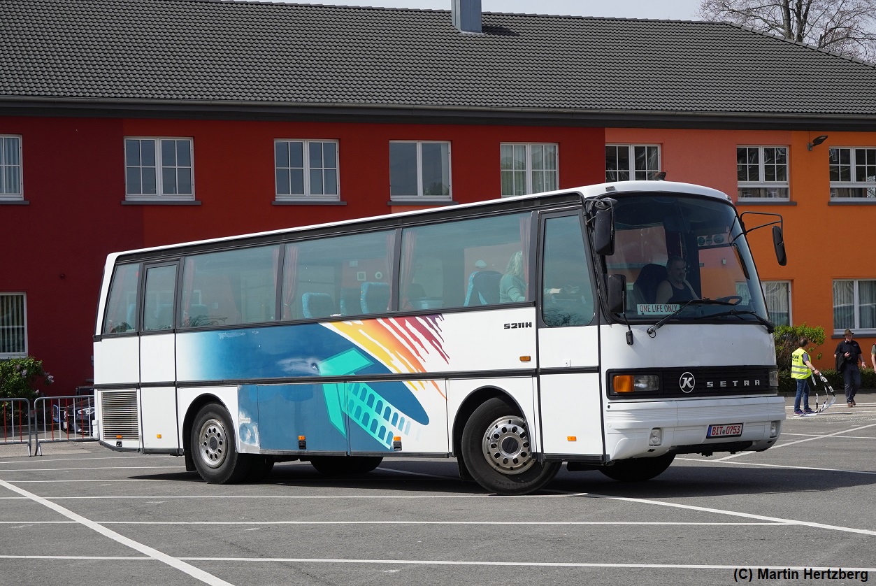 Setra S 211 H, 6. Europatreffen historischer Omnibusse in Sinsheim/Speyer April 2023