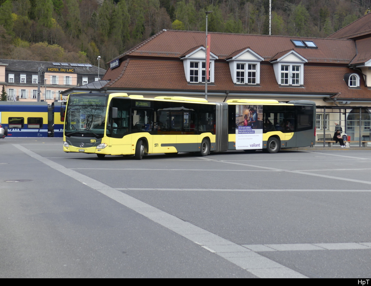 STI - Mercedes Citaro Nr.169 in Interlaken als Kursfahrt nach Thun via Gunten am 22.04.2023