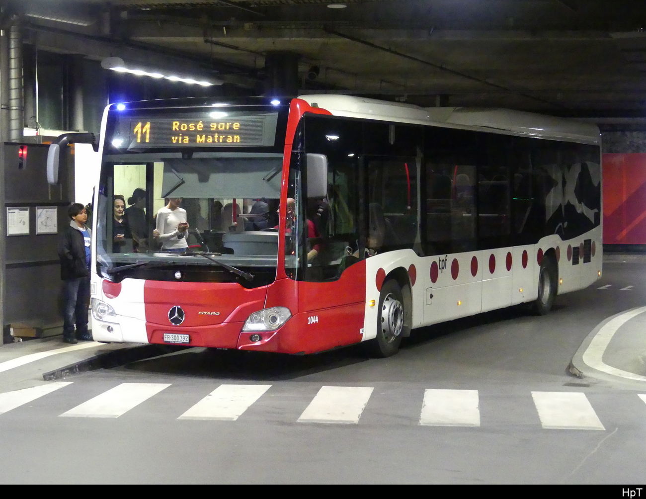 tpf - Mercedes Citaro  Nr.1044  FR  300392 unterwegs in Freiburg am 18.02.2023