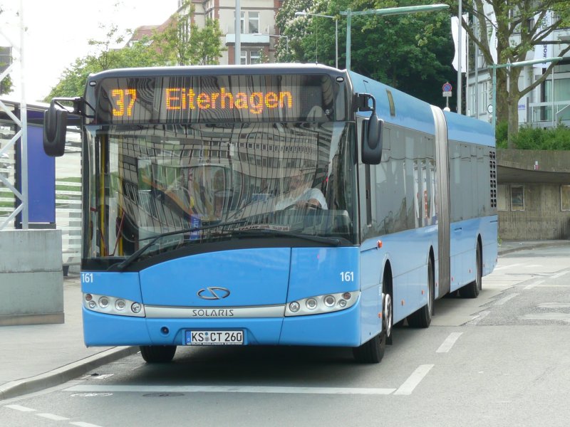 13.05.08,Solaris der KVG Nr.161 in Kassel.