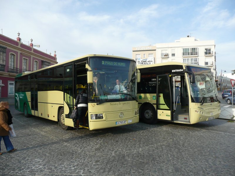 26.02.09,MB-Integro am Busbahnhof in Chiclana de la Frontera in Andalusien/Spanien.