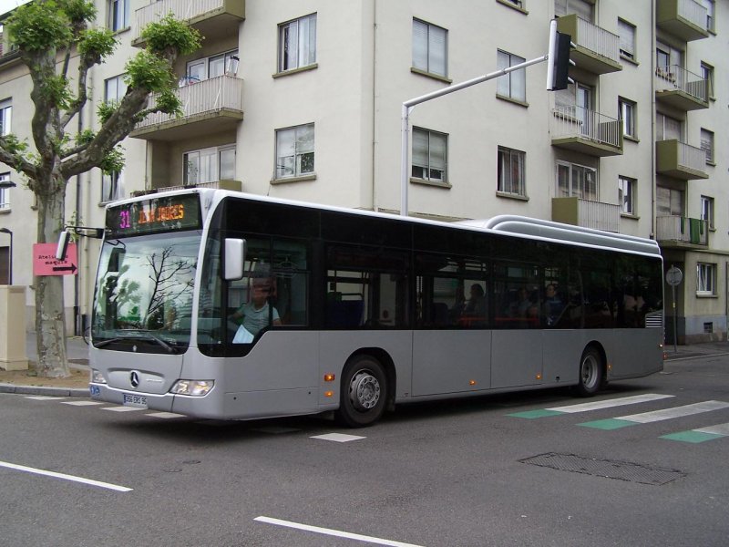 Auch die Linie 31 wird von Transdev Alsace befahren. Hier ein Citaro LE vorfhrungswagen am 22/05/09.