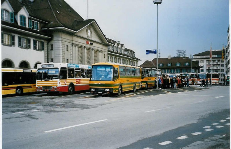 Aus dem Archiv: AvH Heimenschwand Nr. 4/BE 26'508 Neoplan/Lauber am 27. April 1999 Thun, Bahnhof