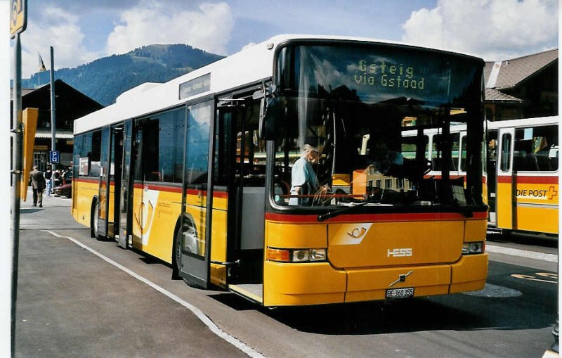 Aus dem Archiv: Kbli, Gstaad BE 360'355 Volvo/Hess am 29. August 1999 Gstaad, Bahnhof