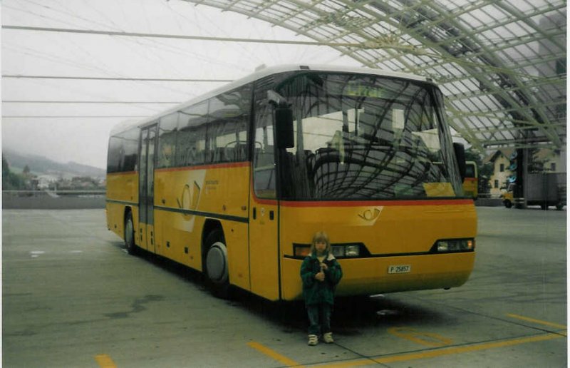 Aus dem Archiv: PTT Regie P 25'857 Neoplan am 2. August 1997 Chur, Postautostation