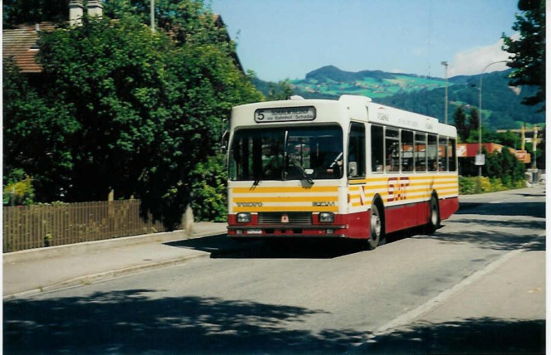 Aus dem Archiv: SAT Thun Nr. 31/BE 419'031 Volvo/R&J am 7. September 1996 Thun, Schulstrasse