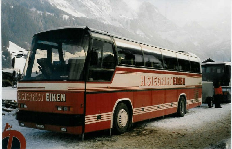 Aus dem Archiv: Siegrist, Eiken AG 17'236 Neoplan am 12. Januar 1999 Adelboden, Boden