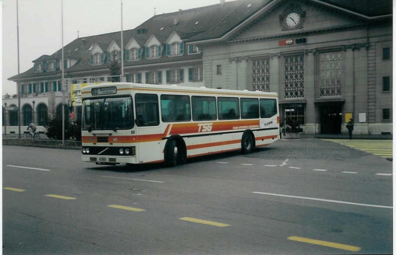 Aus dem Archiv: TSG Blumenstein Nr. 6/BE 26'667 Volvo/FHS am 18. Mai 1996 Thun, Bahnhof