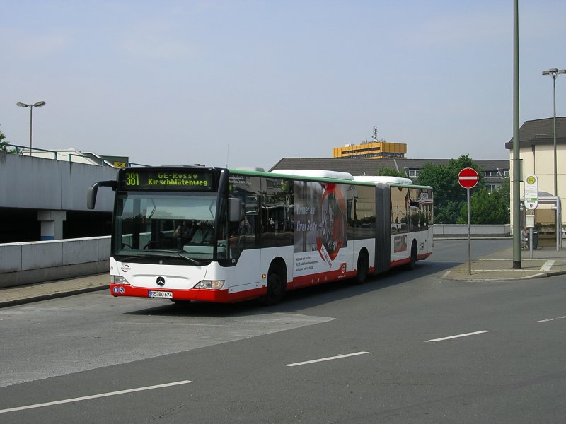 Bogestra MB Citaro,Linie 381 GE Hbf. nach GE Resse Kirschbltenweg.(15.05.2008)