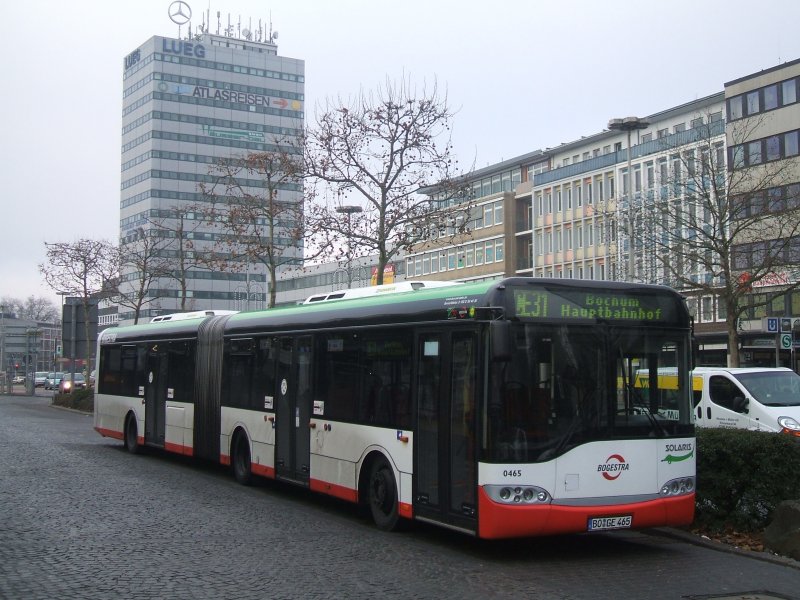 Bogestra,Wagen 436, Solaris Urbino 18,als Linie CE31 nach
Hattingen Mitte S.(26.12.2007)