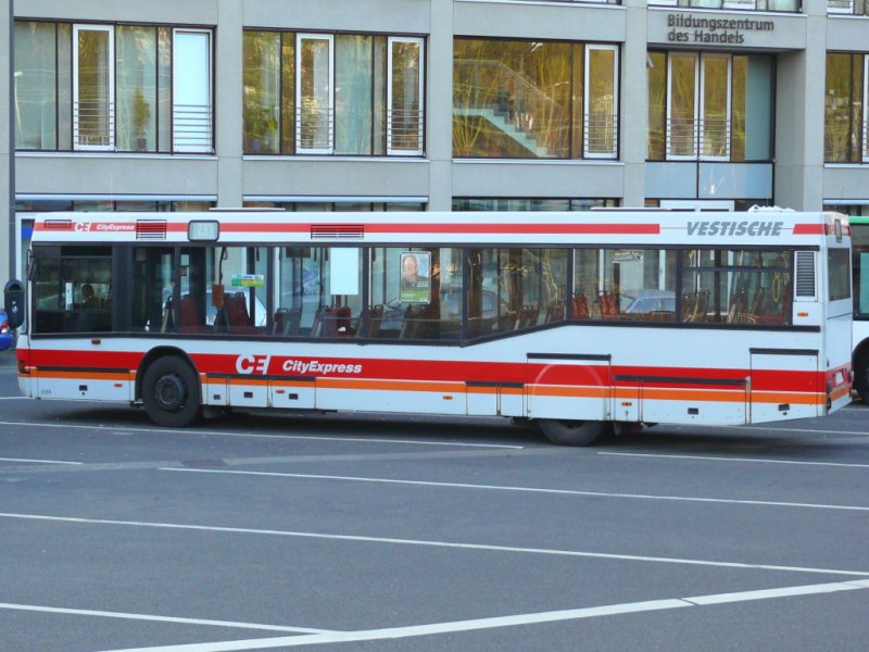 Bus der Vestischen mit der Nr.2566 in Recklinghausen am 18.3.2009