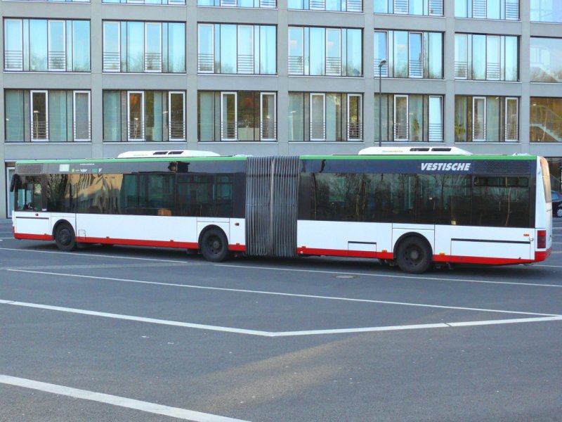 Bus der Vestischen mit der Nr.2607 in Recklinghausen am 18.3.2009