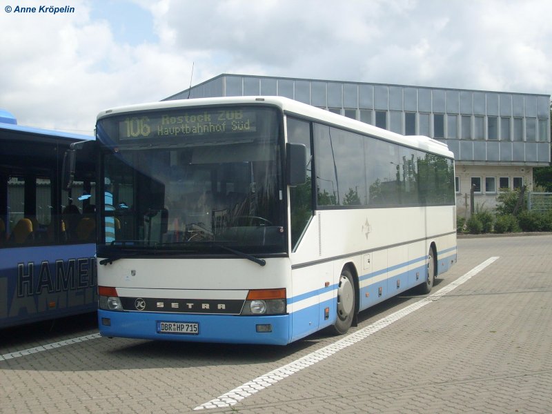 DBR-HP 715 am 25.7.09 in Rostock ZOB 