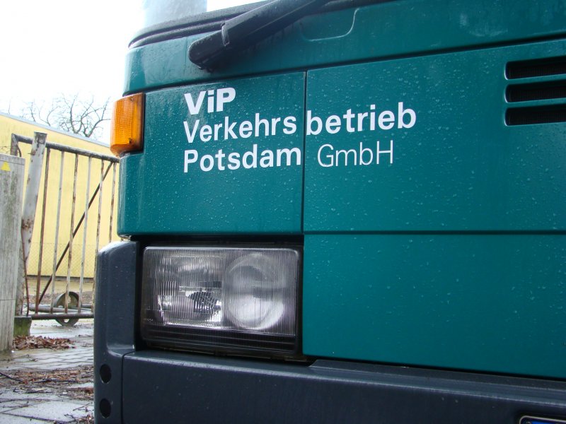 Die Linke Seite des MB O 405 in Potsdam. AUfgenommen am 18.01.08