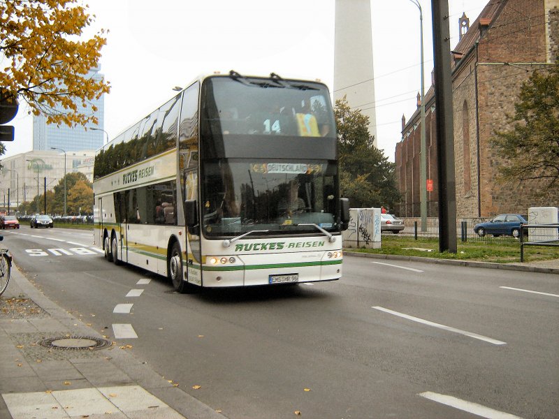 Doppeldecker-Reisebus in Berlin, 12.10.2008
