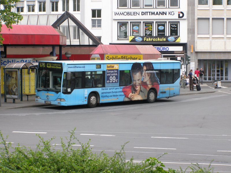 Ein Citaro in Bonn am 03. Juni 07. Wei jemand die Wagennummer?