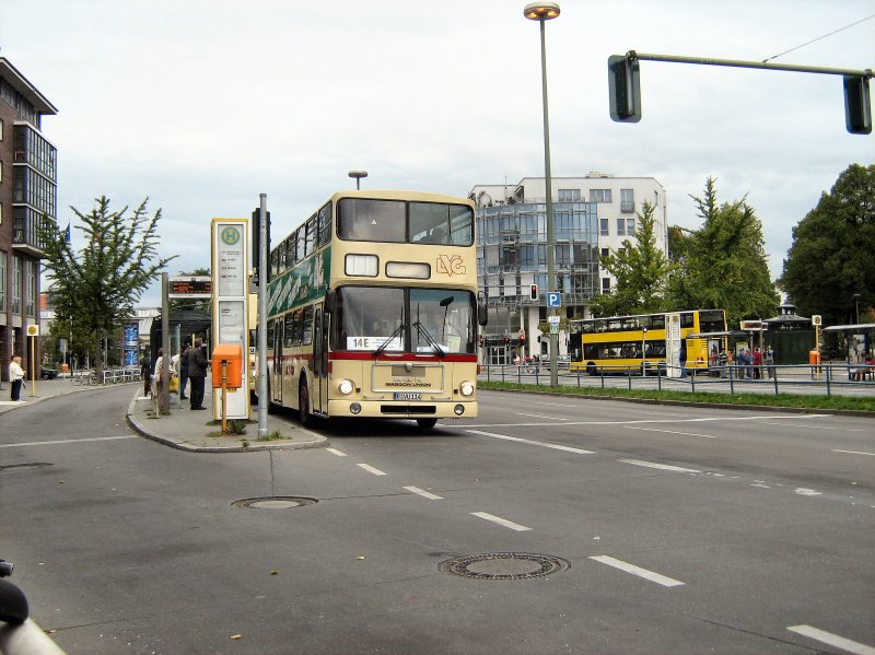 Hist. MAN-Doppeldeckerbus der LVG in Berlin Alt-Tegel, 14.9.2008