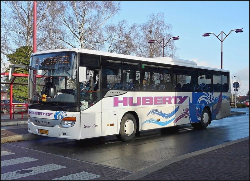 (HU 3007) Setra des Busunternehmens Huberty aufgenommen in Ptange am 19.12.08. (Jeanny)