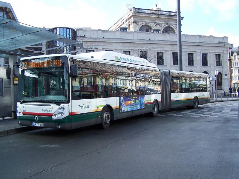 Irisbus Citlis 18 CNG Nr 8601 am 28/03/09.