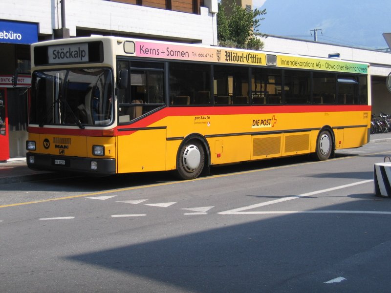 MAN A79 SL 202 OW 10200
vor dem Bahnhof in Sarnen
FZ wurde im Sommer 06 ersetzt