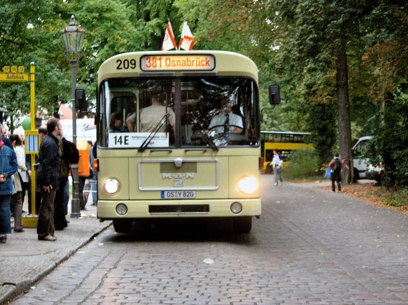 MAN-Bus in Alt-Heiligensee, Berlin 14.9.2008