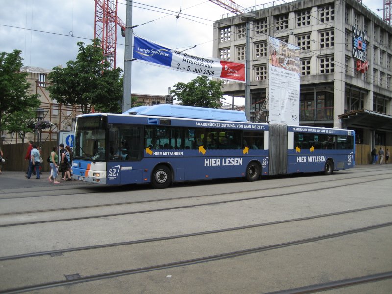 SEV in Saarbr�cken wegen Streik der GDL 