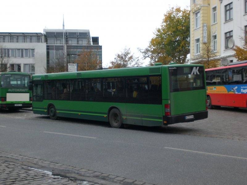 MAN Niederflurbus 2. Generation auf der Linie 8151 am ZOB/Hauptbahnhof.