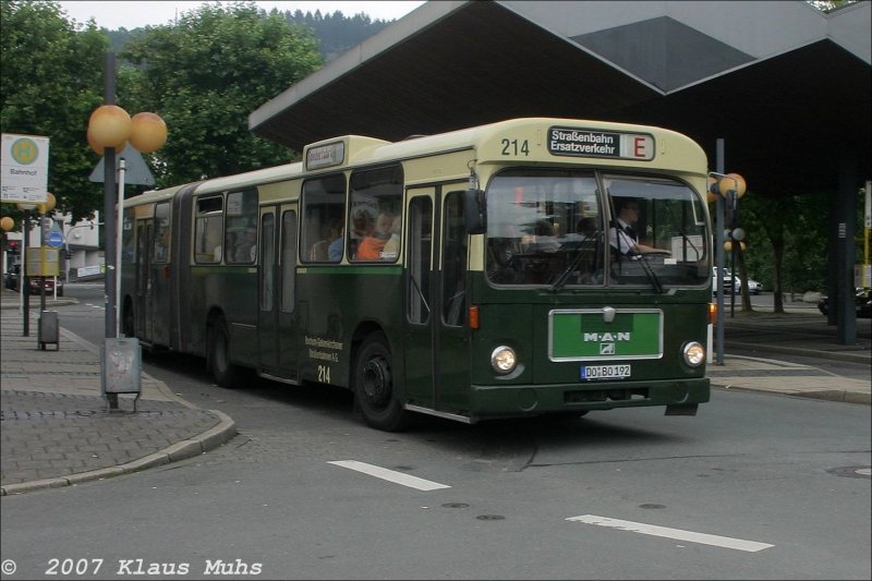 Ein MAN SG 192 ( Baujahr 1980 - Ex Bus