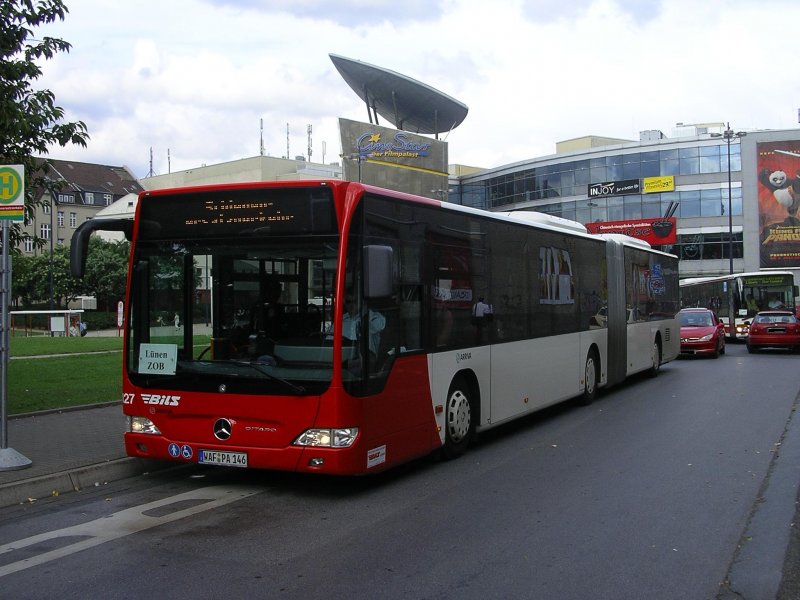 MB Citaro von Bils als Schienenersatzverkehr,Dortmund Lnen.(07.08.2008) 