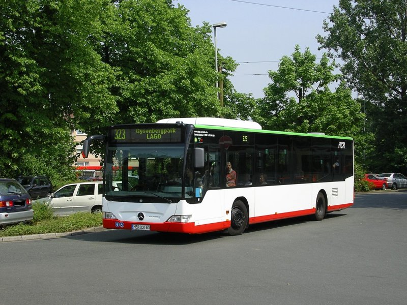 MB Citaro,hcr,Linie 323 von Wanne Eickel Hbf. nach Gysenbergpark
LAGO.(15.05.2008)