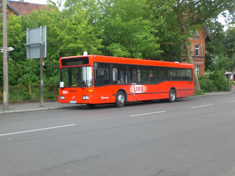 Mercedes-Benz O 405 N (Niederflur-Stadtversion) als SEV fr die S-Bahnlinie 46 zwischen S-Bahnhof Grnau und S-Bahnhof Knigs Wusterhausen.