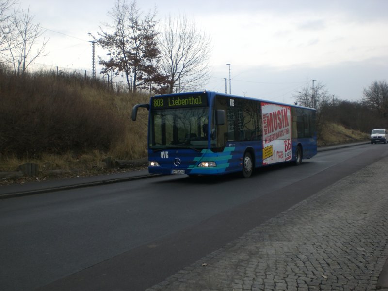 Mercedes-Benz O 530 I (Citaro) auf der Linie 803 nach Liebenthal am S-Bahnhof Oranienburg.