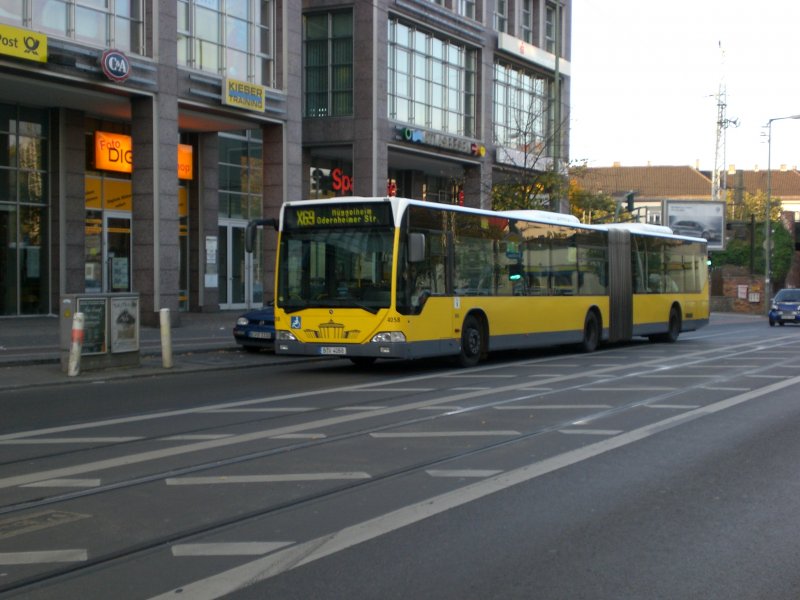 Mercedes-Benz O 530 I (Citaro) auf der Linie X69 nach Mggelheim Odernheimer Strae am S-Bahnhof Kpenick.