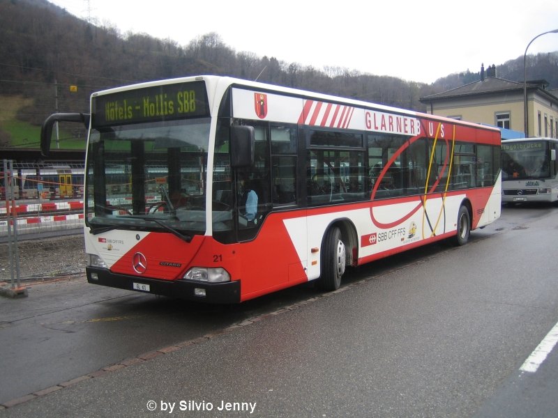 Citaro von Niederer im Auftrag der SBB am Bhf. Ziegelbr�cke