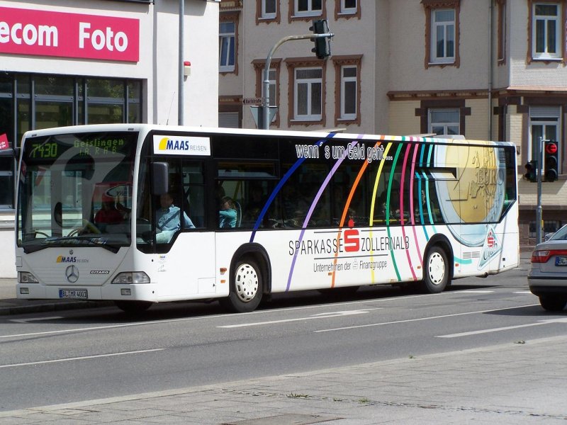 Citaro Nr 4001 am 09/06/2009.  