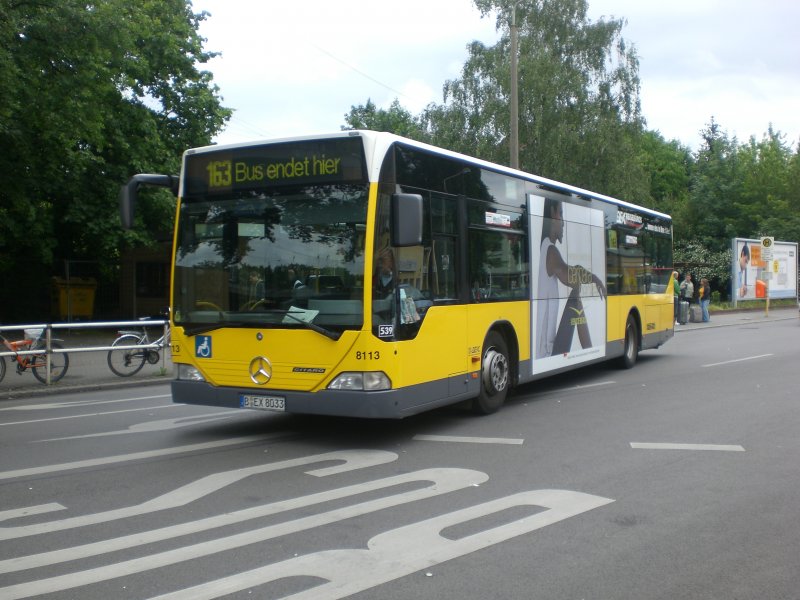 Mercedes-Benz O 530 I (Citaro) auf der Linie 163 am S-Bahnhof Grnau.