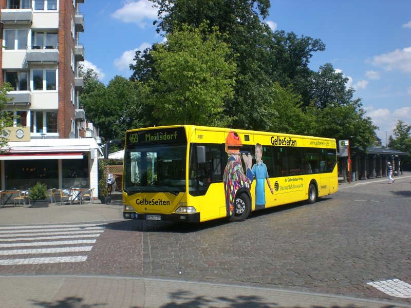 Mercedes-Benz O 530 I (Citaro) auf der Linie 469 nach Meilsdorf am Bahnhof Ahrensburg.