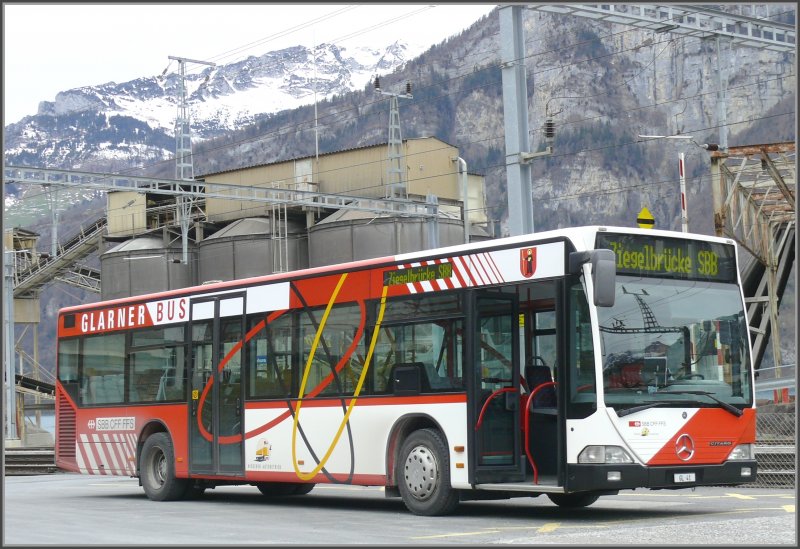 Mercedes Citadis Bus der SBB als Glarnerbus in M�hlehorn am