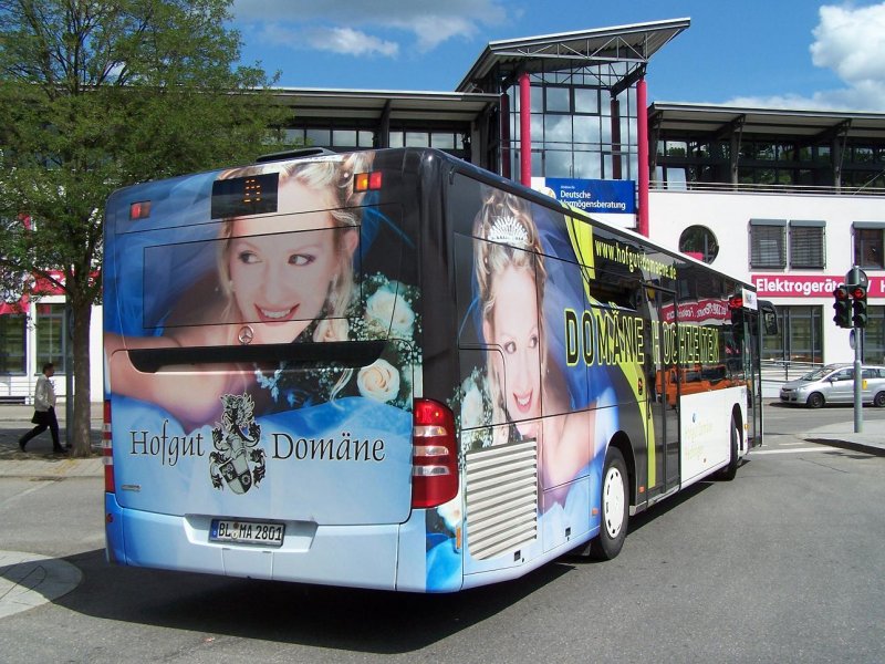 Citaro II mit voll Werbung am 09/06/09. 