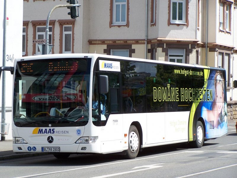 Citaro II der Firma Maas in Balingen, am 9/06/2009. 