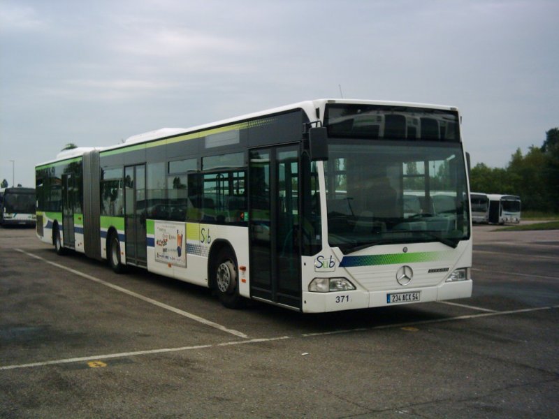 Nancy (F), Liniennetz Sub, Wagen 371, EvoBus MB O 530 G (Citaro)