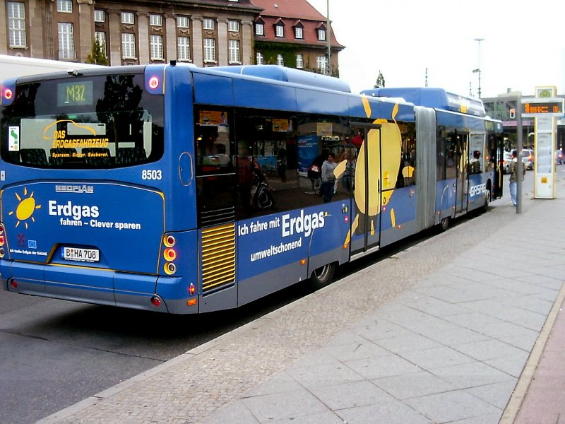 Neoplan-Erdgasbus in Berlin-Spandau, 2007 (Typ bitte ggf. ergnzen)