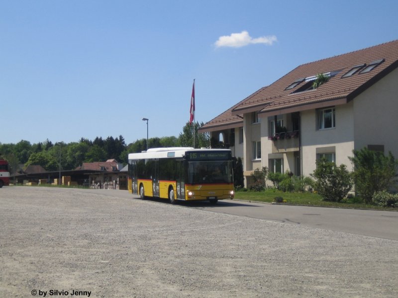 MAN NL313� Nr. 159 verl�sst am 12.5.08 das D�rfchen Sulz
