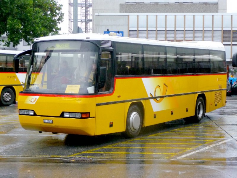 Postauto - Neoplan Bus  VS 37876 in Sion am 01.09.2008