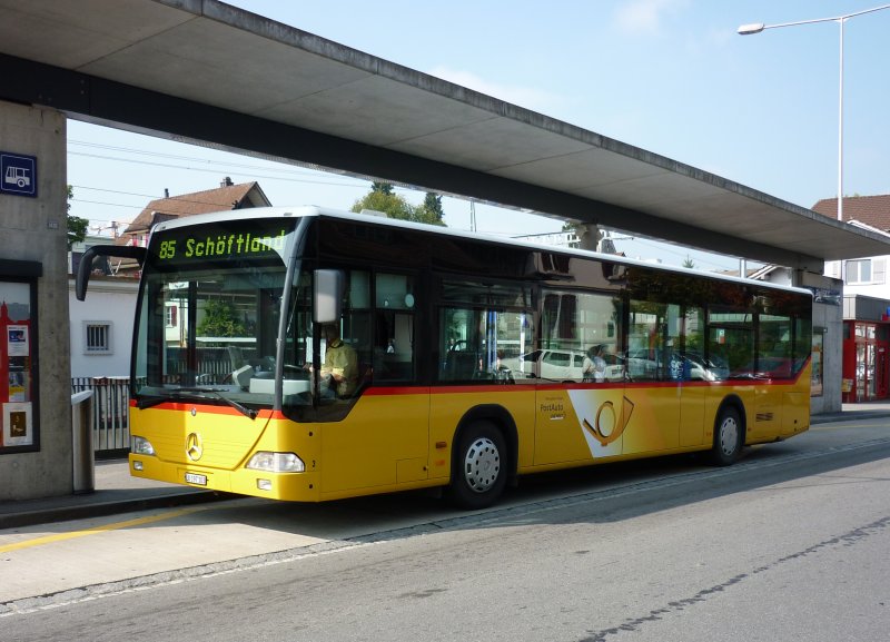 PostAuto Region Zentralschweiz, PU Eurobus Hfliger AG, 6210 Sursee: MB O 530 Citaro, LU 197'103, am 27. September 2009 beim Bahnhof in 6210 Sursee
