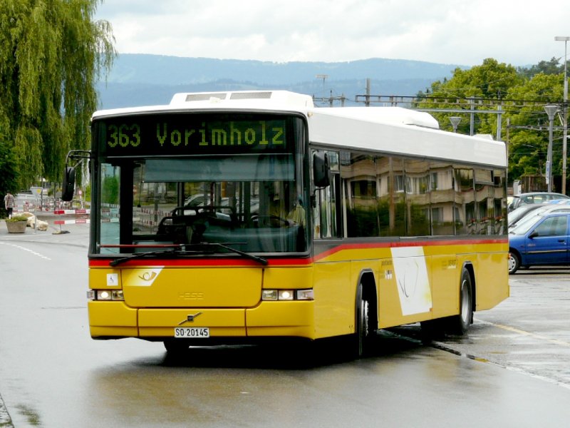 Postauto - Volvo-Hess SO 20145 unterwegs auf der Linie 363 in Lyss am 20.07.2008
