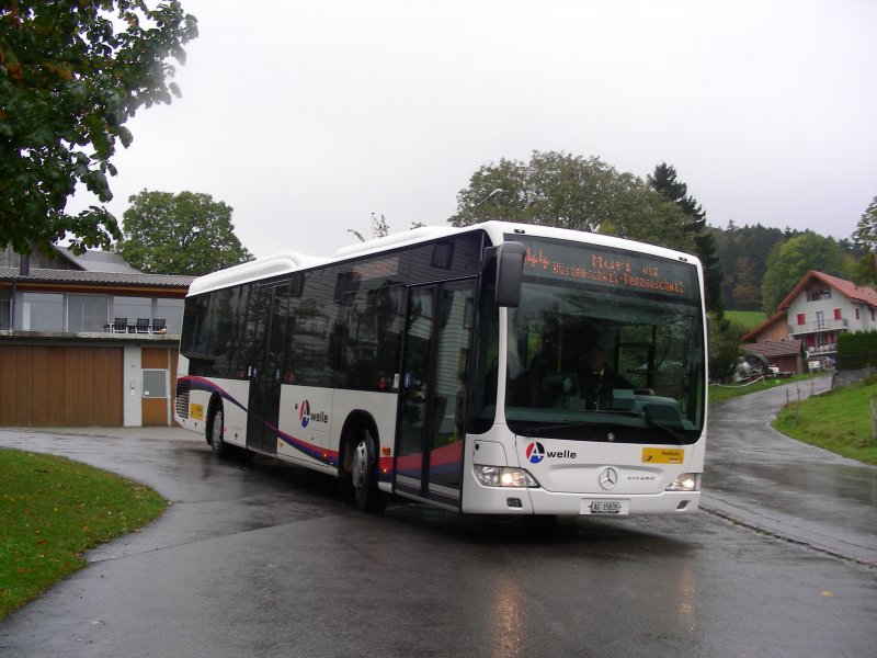 PU Kng, Beinwil (Freiamt), AG 15'835 (Mercedes-Benz Citaro II LE) in Brunnwil, Weiler.